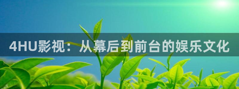 桔子视频下载：4HU影视：从幕后到前台的娱乐文化